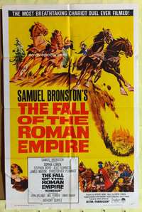 a303 FALL OF THE ROMAN EMPIRE one-sheet movie poster '64 Sophia Loren