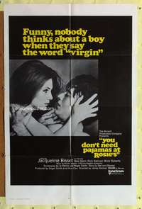 a323 FIRST TIME int'l one-sheet movie poster '69 Jacqueline Bisset