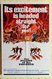 a330 FLIGHT OF THE PHOENIX one-sheet movie poster '66 James Stewart