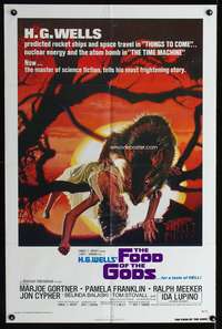 a335 FOOD OF THE GODS one-sheet movie poster '76 Drew Struzan horror image!