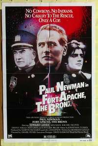 a351 FORT APACHE THE BRONX one-sheet movie poster '81 Paul Newman, Ken Wahl
