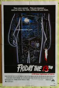 a360 FRIDAY THE 13th one-sheet movie poster '80 horror classic!