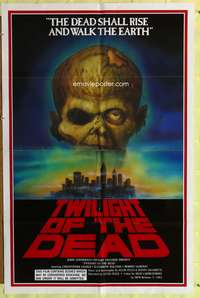 a367 GATES OF HELL one-sheet movie poster '83 Fulci, Twilight of the Dead!