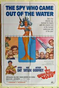 a383 GLASS BOTTOM BOAT one-sheet movie poster '66 Doris Day, Rod Taylor