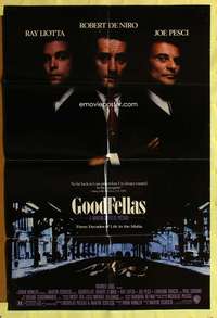 a403 GOODFELLAS DS one-sheet movie poster '90 Robert De Niro, Joe Pesci