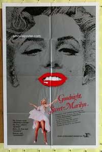 a404 GOODNIGHT SWEET MARILYN one-sheet movie poster '89 Misty Rowe as Monroe