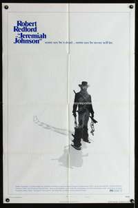 a502 JEREMIAH JOHNSON style C one-sheet movie poster '72 Robert Redford
