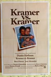 a522 KRAMER VS KRAMER one-sheet movie poster '79 Dustin Hoffman, Streep