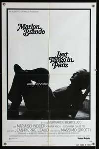 a545 LAST TANGO IN PARIS one-sheet movie poster '73 Brando, Bertolucci