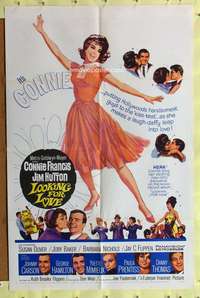 a568 LOOKING FOR LOVE one-sheet movie poster '64 Connie Francis, Jim Hutton