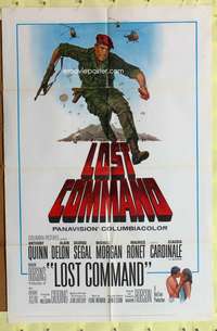 a570 LOST COMMAND one-sheet movie poster '66 Anthony Quinn in Algeria!