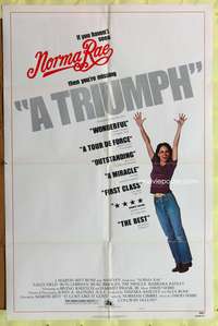 a678 NORMA RAE style B one-sheet movie poster '79 Sally Field, Ron Leibman