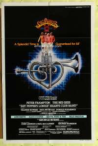 a773 SGT PEPPER'S LONELY HEARTS CLUB BAND style B one-sheet movie poster '78