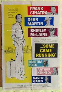 a794 SOME CAME RUNNING one-sheet movie poster '59 Frank Sinatra, Martin