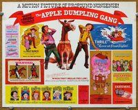 b015 APPLE DUMPLING GANG title movie lobby card '75 Disney, Don Knotts