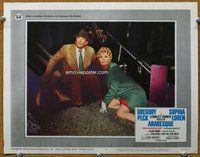 b217 ARABESQUE movie lobby card #8 '66 Gregory Peck, Sophia Loren