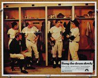 b226 BANG THE DRUM SLOWLY movie lobby card #2 '73 De Niro, baseball!
