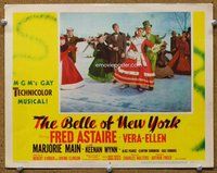 b248 BELLE OF NEW YORK movie lobby card #6 '52 Fred Astaire, Vera-Ellen