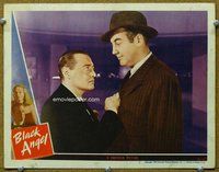 b259 BLACK ANGEL movie lobby card #7 '46 Peter Lorre close up!