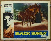 b261 BLACK SUNDAY movie lobby card #6 '61 Mario Bava, demons!