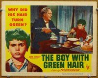 b285 BOY WITH GREEN HAIR movie lobby card #8 '48 Dean Stockwell