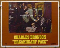 b287 BREAKHEART PASS movie lobby card #6 '76 Charles Bronson, Crenna