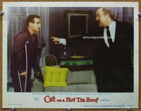b316 CAT ON A HOT TIN ROOF movie lobby card #7 '58 Paul Newman, Ives