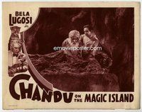 b320 CHANDU ON THE MAGIC ISLAND #2 movie lobby card R30s Lugosi close up