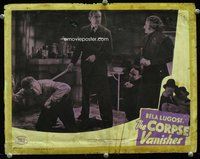 b352 CORPSE VANISHES movie lobby card R49 Bela Lugosi, horror!