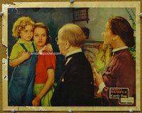 b365 CURLY TOP #7 movie lobby card '35 Shirley Temple in overalls!