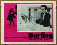 b379 DARLING movie lobby card '64 Julie Christie, John Schlesinger