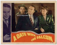 b380 DATE WITH THE FALCON #2 movie lobby card '41 Sanders, Jenkins