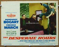 b394 DESPERATE HOURS movie lobby card #8 '55 Humphrey Bogart