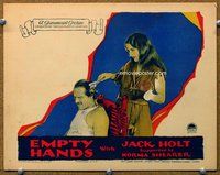 b422 EMPTY HANDS #2 movie lobby card '24 sexy young Norma Shearer!