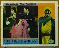 b470 FOUR FEATHERS movie lobby card '29 Noah Beery, Fay Wray, Arlen