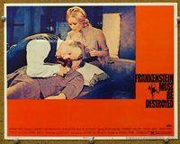 b473 FRANKENSTEIN MUST BE DESTROYED movie lobby card #1 '70 Cushing