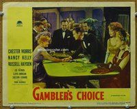 b156 GAMBLER'S CHOICE movie lobby card #2 '44 Morris, roulette wheel!