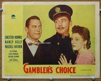 b479 GAMBLER'S CHOICE movie lobby card #5 '44 Chester Morris, Kelly