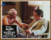 b497 GODFATHER 2 movie lobby card #6 '74 Al Pacino, Lee Strasberg