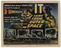 b083 IT CAME FROM OUTER SPACE title movie lobby card '53 classic 3D sci-fi!