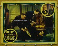 b595 KELLY OF THE SECRET SERVICE movie lobby card '36 Lloyd Hughes