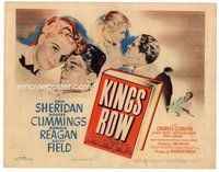 b090 KINGS ROW title movie lobby card '42 Ronald Reagan, Ann Sheridan