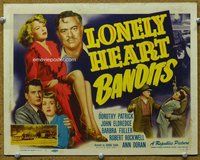 b095 LONELY HEART BANDITS title movie lobby card '50 Dorothy Patrick