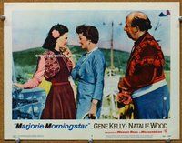b682 MARJORIE MORNINGSTAR movie lobby card #5 '58 Natalie Wood, Wynn