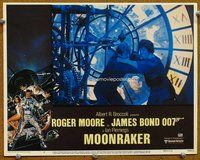 b700 MOONRAKER movie lobby card #3 '79 Roger Moore as James Bond!