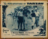 b720 NEW ADVENTURES OF TARZAN Chap 6 movie lobby card '35 Burroughs