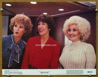 b187 9 TO 5 color deluxe 11x14 movie still '80 great 3-shot of top stars!