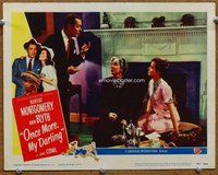 b733 ONCE MORE MY DARLING movie lobby card #3 '49 Robert Montgomery