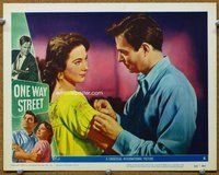 b736 ONE WAY STREET movie lobby card #6 '50 James Mason, Marta Toren