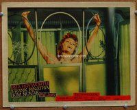 b741 PAL JOEY movie lobby card #2 '57 Rita Hayworth nude in shower!